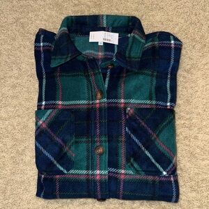 Maurices Plaid Button-Up Shirt